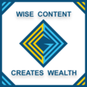 Wise Content Creates Wealth Logo