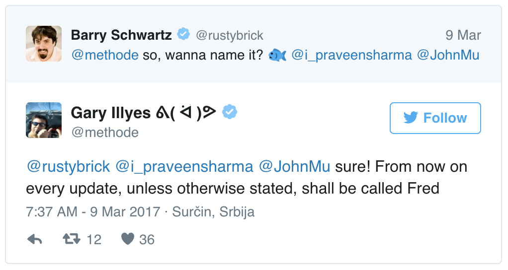 FRED tweet link building seo